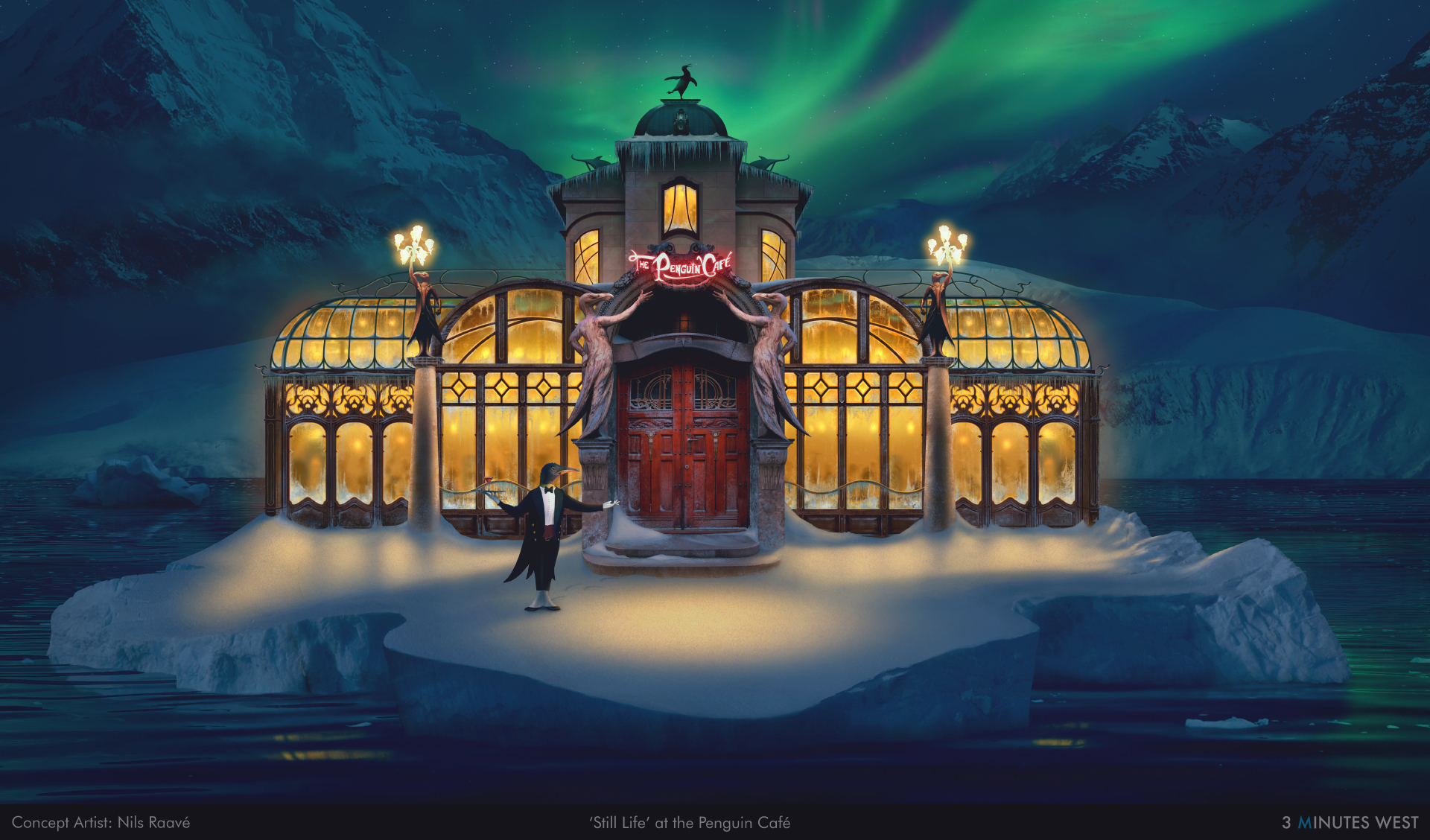 Nils Raavé - 'Still Life' at the Penguin Café - Concept Art